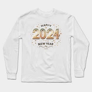happy 2024 new year Long Sleeve T-Shirt